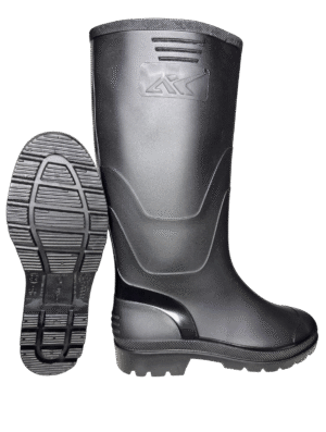 Bota orion de color negra suela y caña