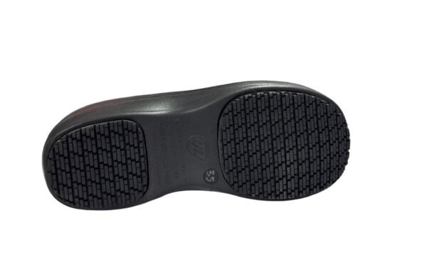Zueco negro Plantilla Suela zueco negro anti deslizante