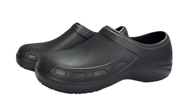 Zueco Negro Costado Zueco negro dotación con antideslizante