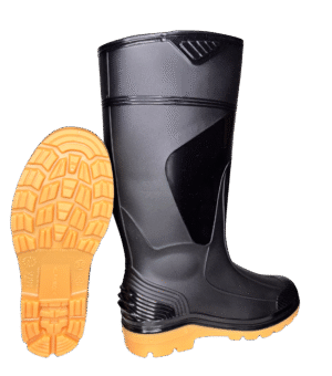 La Bota Montana fabricada en PVC para el campo